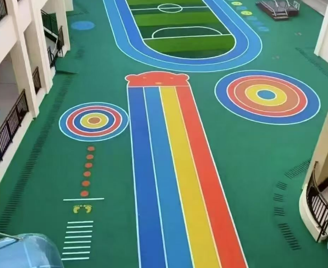 文昌市半预制型跑道硅pu球场 - 方案