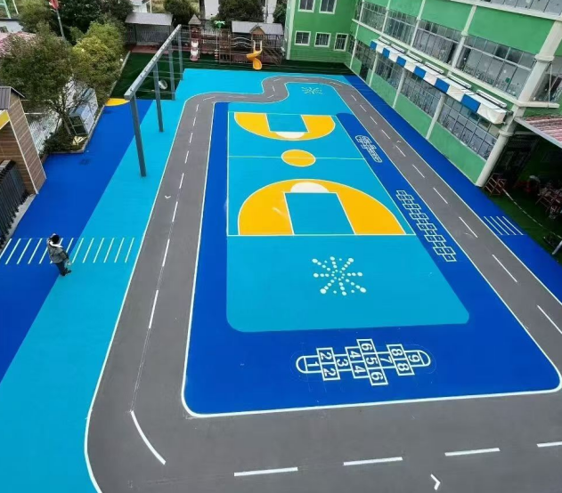 文昌市预制型跑道混合型塑胶跑道 - 方案
